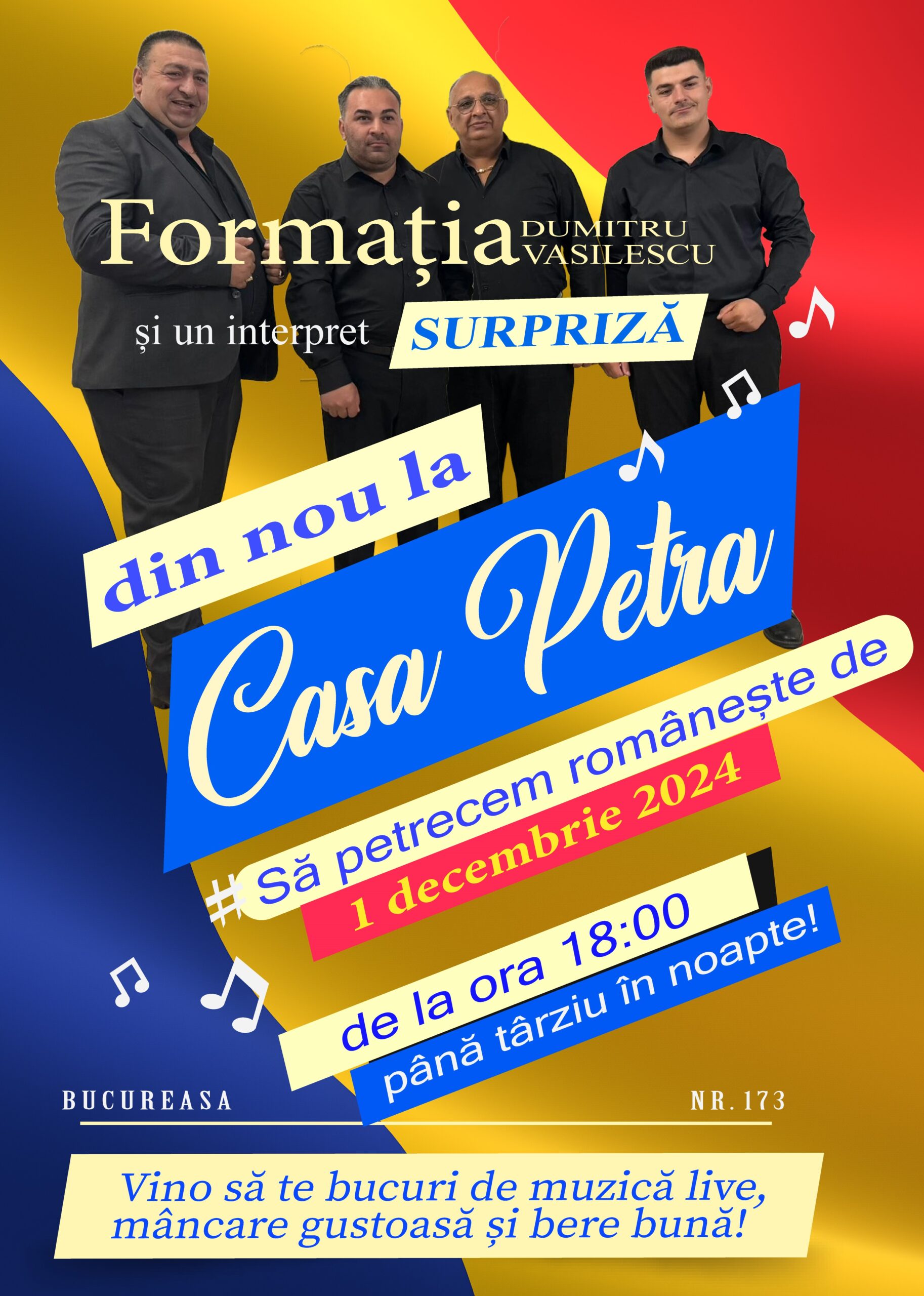 La mulți ani, române! Vino să trăim împreună magia Zilei Naționale!