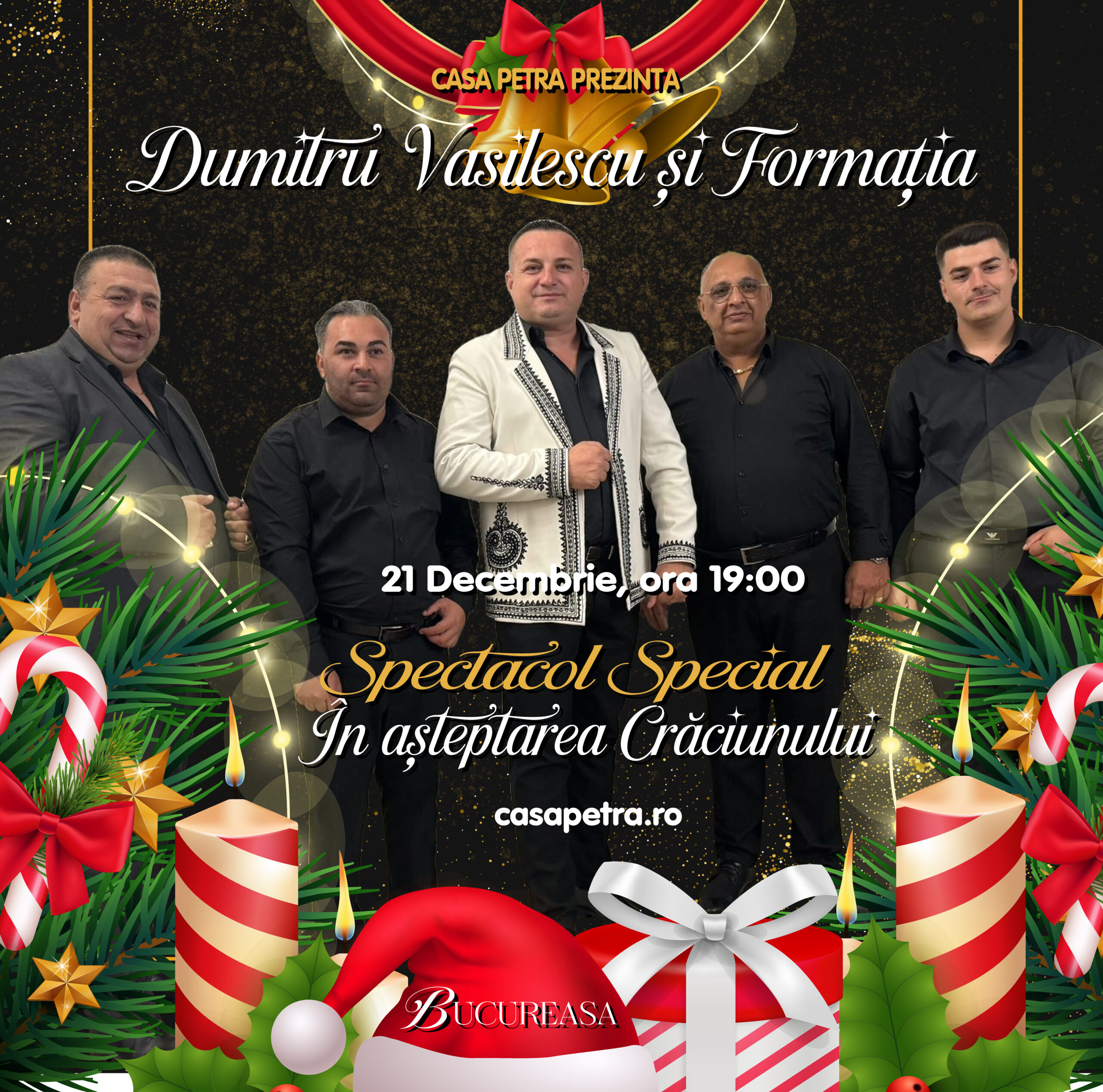 Casa Petra prezintă un eveniment special dedicat spiritului sărbătorilor de iarnă, pe 21 decembrie