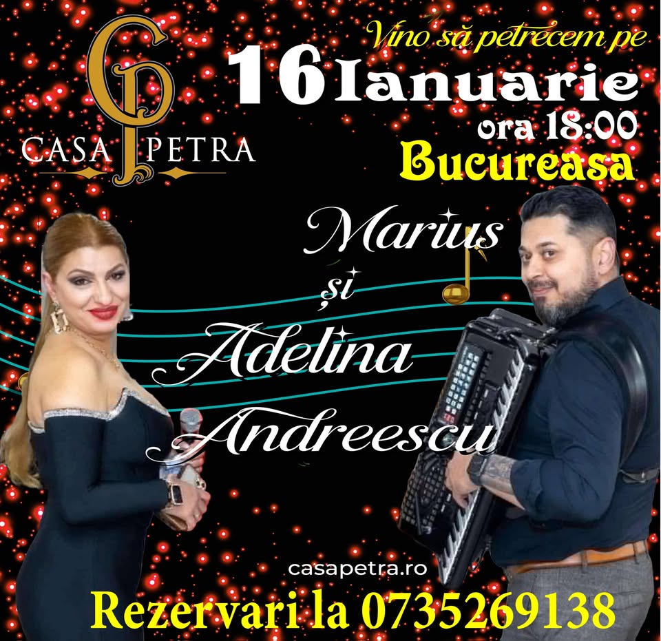 Marius și Adelina Andreescu – un spectacol plin de voie bună la Casa Petra!