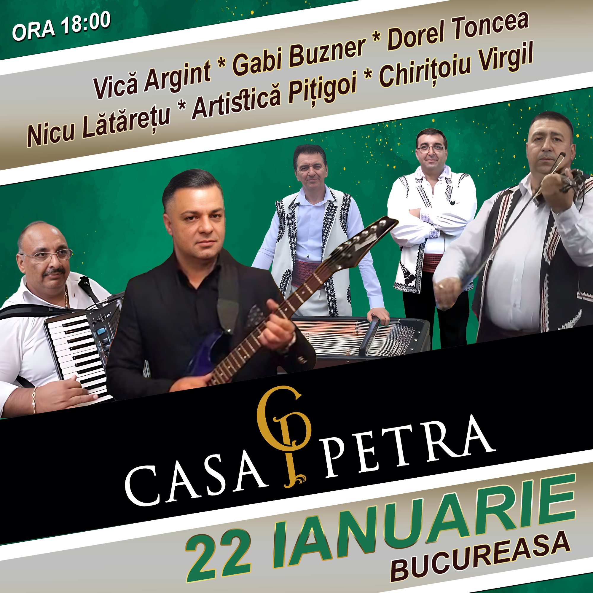Seară excepțională de muzică și voie bună la Casa Petra din Bucureasa!