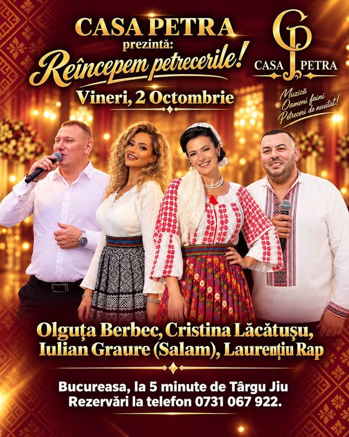 🎉 REÎNCEPEM PETRECERILE LA CASA PETRA! 🎉